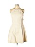 RACHEL Rachel Roy 100% Polyurethane Ivory Casual Dress Size 10 - photo 1