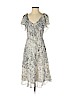 Yoana Baraschi 100% Silk Ivory Casual Dress Size S - photo 1