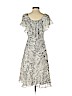 Yoana Baraschi 100% Silk Ivory Casual Dress Size S - photo 2
