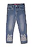 Beautees Floral Blue Jeans Size 4 - photo 1