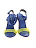 Seychelles 100% Leather Blue Heels Size 6 - photo 2