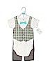 Little Treasure 100% Cotton Print Gray Short Sleeve Onesie 12-18 MO / 18 MO - photo 1