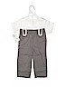 Little Treasure 100% Cotton Print Gray Short Sleeve Onesie 12-18 MO / 18 MO - photo 2