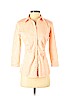 Lafayette 148 New York Orange Long Sleeve Button-Down Shirt Size 2 - photo 1
