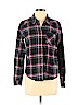 Paige 100% Cotton Black Long Sleeve Button-Down Shirt Size S - photo 1