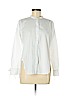 Ann Taylor LOFT 100% Cotton White Long Sleeve Blouse Size M (petite) - photo 1