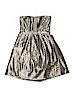 Alice + Olivia Silver Cocktail Dress Size 0 - photo 1