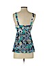 Nanette Lepore 100% Silk Blue Sleeveless Silk Top Size 4 - photo 2