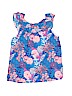 Gymboree 100% Rayon Blue Sleeveless Blouse Size 7 - photo 1