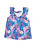 Gymboree 100% Rayon Blue Sleeveless Blouse Size 7 - photo 2