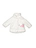 Assorted Brands 100% Cotton Metallic Stripes White Coat Size 6-9 mo - photo 1
