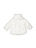 Assorted Brands 100% Cotton Metallic Stripes White Coat Size 6-9 mo - photo 2