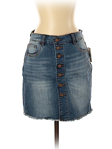 Indigo Rein Denim Skirt (view 1)