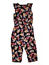 Cherokee 100% Rayon Floral Blue Jumpsuit Size L (youth) - photo 2