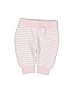 Carter's 100% Cotton Pink Sweatpants 0-3 MO / 3 MO - photo 1