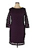 Ronni Nicole Purple Cocktail Dress Size 16 - photo 1