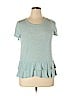 Bobeau Blue Short Sleeve Top Size XL (petite) - photo 1
