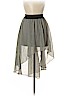 Planet Gold 100% Polyester Gray Casual Skirt Size M - photo 1