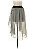 Planet Gold 100% Polyester Gray Casual Skirt Size M - photo 2