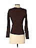 Jeane Pierre 100% Cotton Brown Pullover Sweater Size S - photo 2