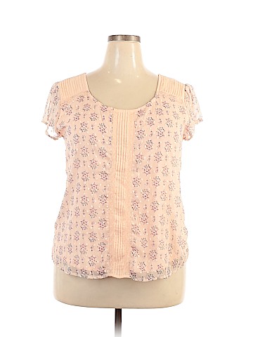 LC Lauren Conrad Short Sleeve Blouse (view 1)