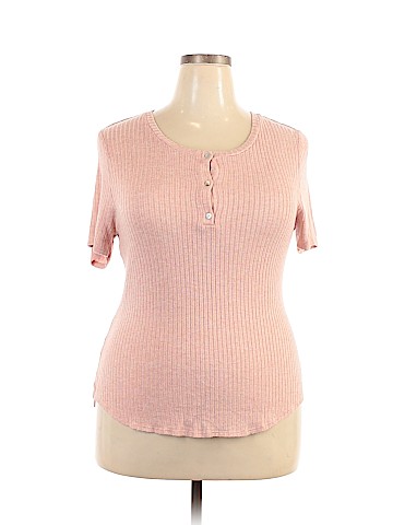 A New Day Short Sleeve Henley (view 1)