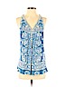 Lucky Brand Blue Sleeveless Top Size S - photo 1