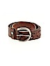 Unbranded 100% Leather Solid Brown Leather Belt Size M - photo 1