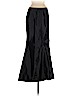 Blumarine 100% Silk Black Silk Skirt Size EU (IT) 44 / US 8 - photo 1