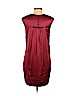 BCBGMAXAZRIA 100% Silk Burgundy Casual Dress Size S - photo 2
