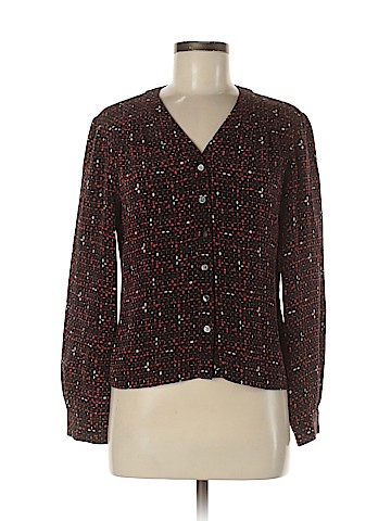 Doncaster Long Sleeve Silk Top (view 1)