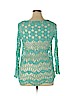 Roz Jones Teal Long Sleeve Top Size XL - photo 2