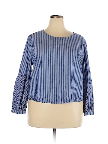 A New Day Long Sleeve Blouse (view 1)