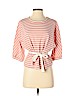 Ella Moss 100% Cotton Pink 3/4 Sleeve Top Size XS - photo 1