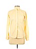 Diane von Furstenberg Yellow Long Sleeve Button-Down Shirt Size 6 - photo 1