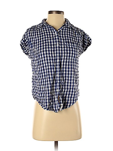 American Eagle Outfitters Short Sleeve Button-Down Shirt (view 1)