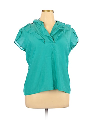 a.n.a. A New Approach Short Sleeve Blouse (view 1)