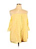 Old Navy Yellow 3/4 Sleeve Top Size XL - photo 1