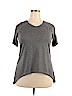 Urban Coco Gray Short Sleeve Top Size XXL - photo 1