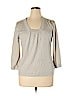 Banana Republic Tan Silk Pullover Sweater Size XL - photo 1