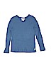 American Girl 100% Cotton Solid Blue Long Sleeve T-Shirt Size M (kids) - photo 1