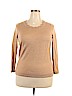Talbots 100% Merino Wool Tan Wool Pullover Sweater Size 2X (petite) - photo 1