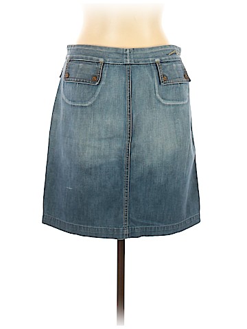 7 For All Mankind Denim Skirt (view 2)