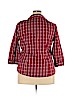 Chadwicks Red Long Sleeve Button-Down Shirt Size 18 - photo 2