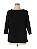 Coldwater Creek Black 3/4 Sleeve Blouse Size 1X - photo 1