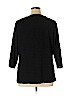 Coldwater Creek Black 3/4 Sleeve Blouse Size 1X - photo 2