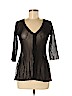 Weston Wear Black 3/4 Sleeve Top Size M - photo 1