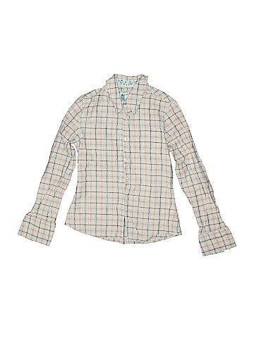 Justice Long Sleeve Button-Down Shirt (view 1)
