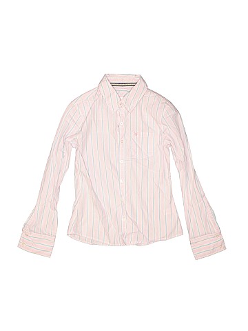Justice Long Sleeve Button-Down Shirt (view 1)