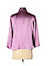 Eileen Fisher 100% Silk Purple Silk Blazer Size S - photo 2